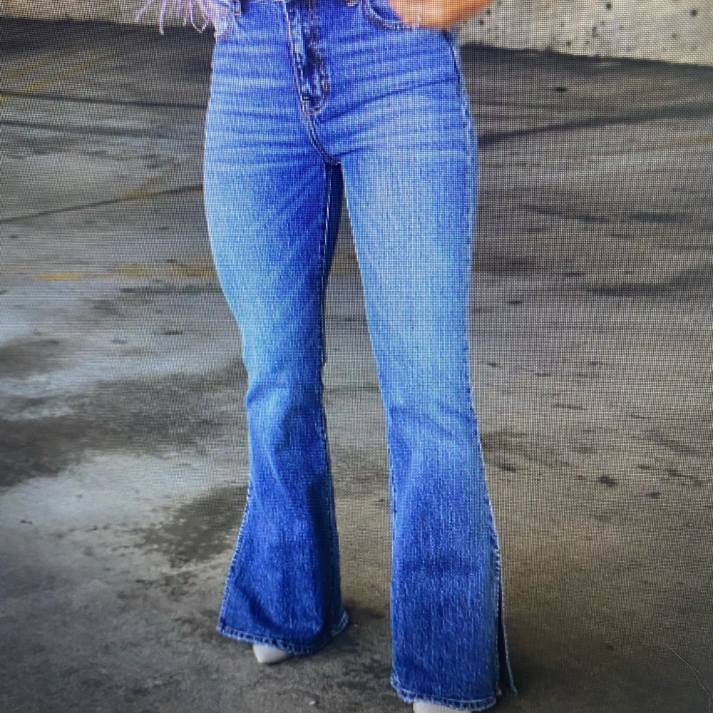 Vici (Cello) Split flare jeans